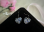 Picture of Forget Me Not Heart Earrings