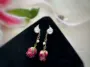 Picture of Pearl Rose Dangling Earrings