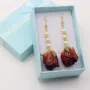 Picture of Real Rose Earrings