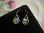 Picture of Forget Me Not Flower Waterdrop Earrings