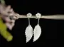 Picture of Real Mother of Pearl Flower and Leaf Earrings