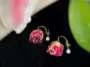 Picture of Handmade Real Rose Stud Earrings