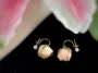 Picture of Handmade Real Rose Stud Earrings