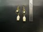 Picture of Handmade Real Bellflower and Pearl Earrings