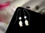 Picture of Bellflower Ear Threader with Mother of Pearl Charms