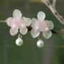 Picture of  Dried Natural Hydrangea Flower Earrings 