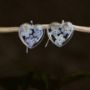 Picture of Forget Me Not Heart Earrings