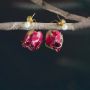 Picture of Handmade Real Rose Stud Earrings