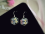 Picture of Forget Me Not Hexagon Earrings