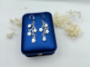 Picture of Real Mother of Pearl Leaf Earrings