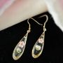 Picture of Dainty Pressed Flower Earrings 