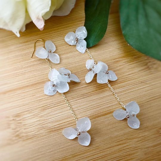 Picture of Hydrangea Drop Earrings