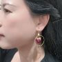 Picture of Handmade Real Rose Earrings 