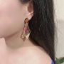 Picture of Pressed Rose Dangle Earrings