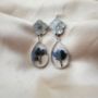 Picture of Real Forget Me Not Waterdrop Earrings