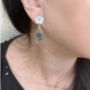 Picture of Real Forget Me Not Waterdrop Earrings