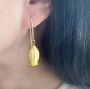 Picture of Real Bellflower Threader Earrings